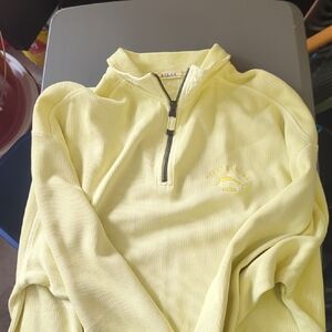 Tommy Bahama Yellow Lightweight Shirt Jacket